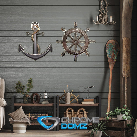 Ship Anchor Metal Sign