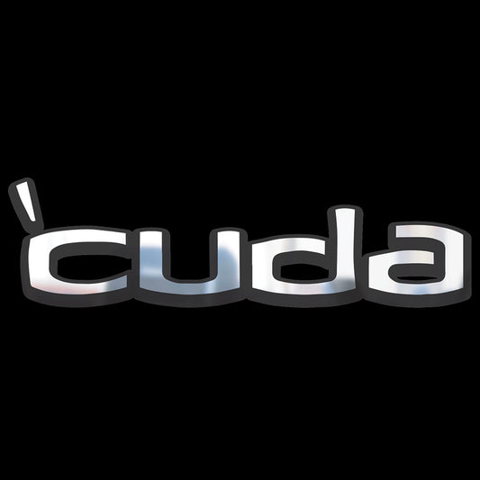 Plymouth 'Cuda Script Laser Cut Metal Sign