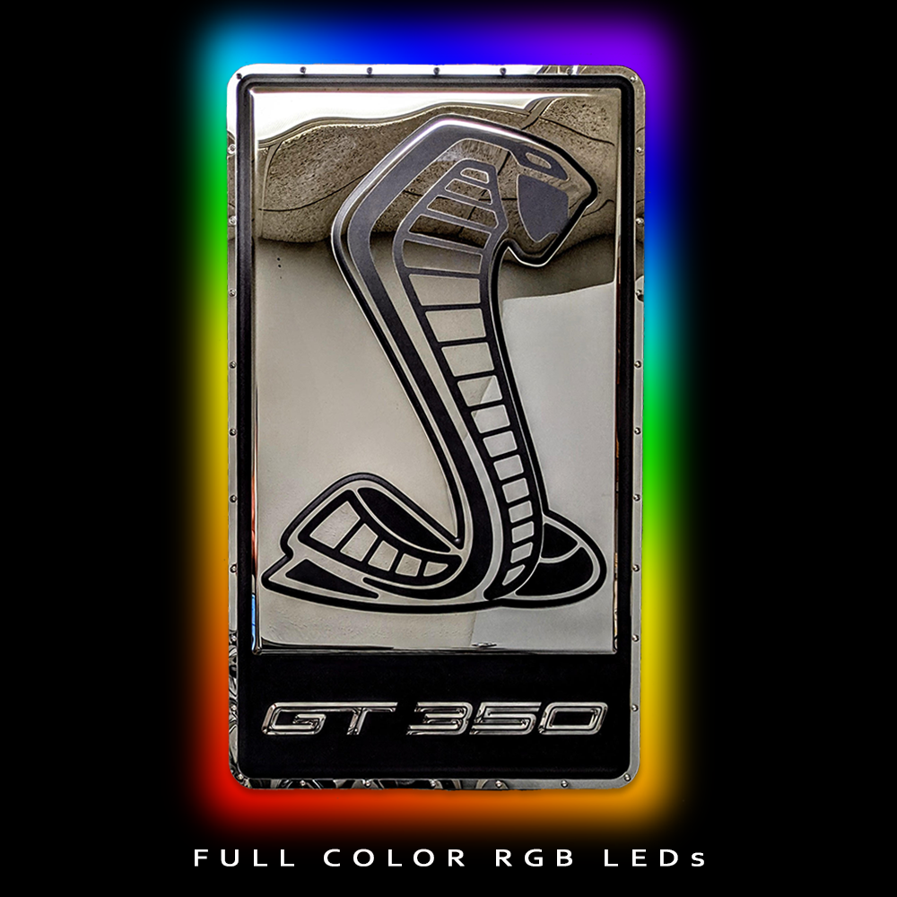 Shelby GT350 Badge Metal Sign