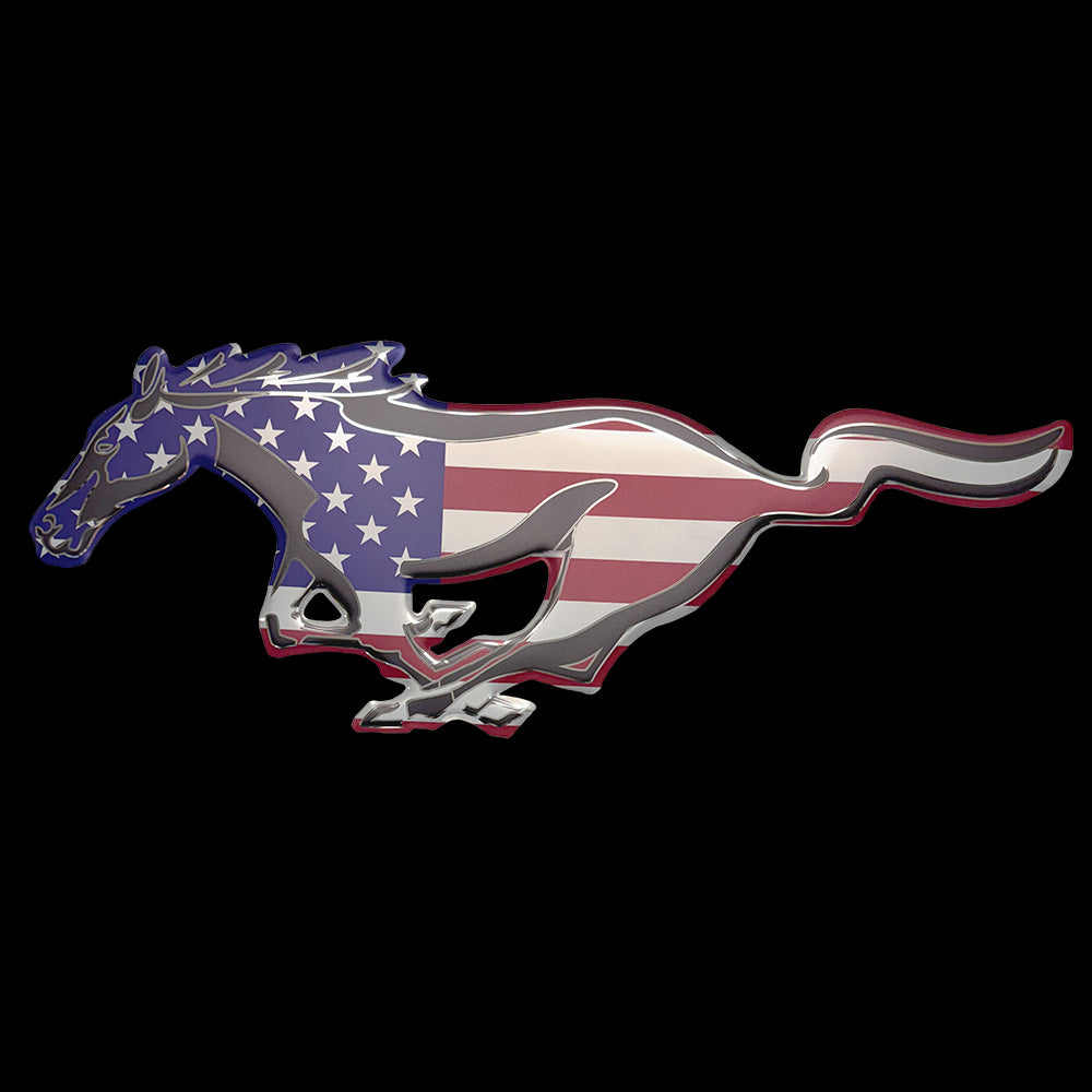 Ford Mustang Horse Emblem Metal Sign XL