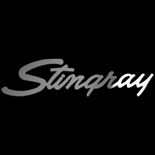 Stingray Script Metal Sign