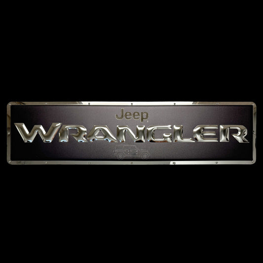 Jeep Wrangler Metal Sign