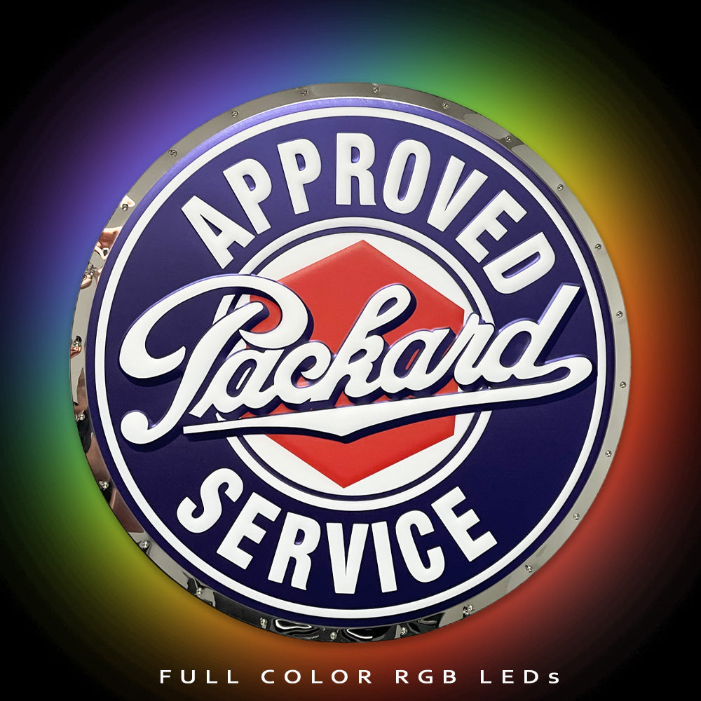 Packard Approved Service Metal Sign