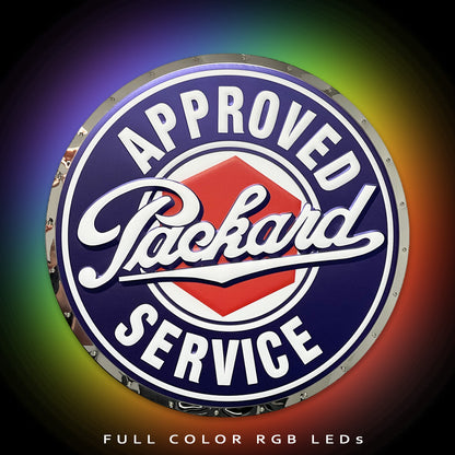 Packard Approved Service Metal Sign