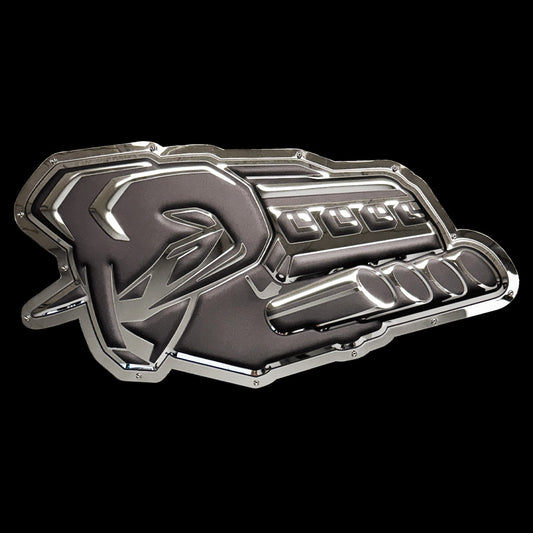 RAM V8 Hemi Metal Sign