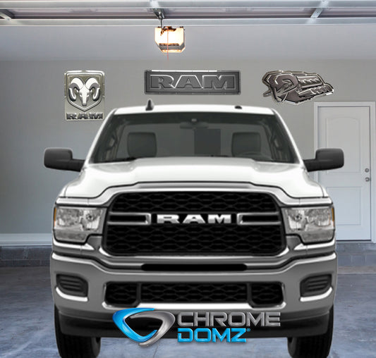 RAM Script Metal Sign