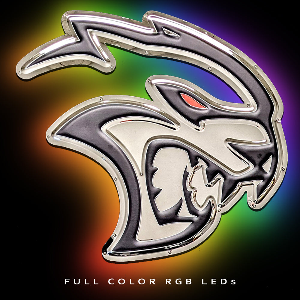 Dodge Hellcat Metal Sign