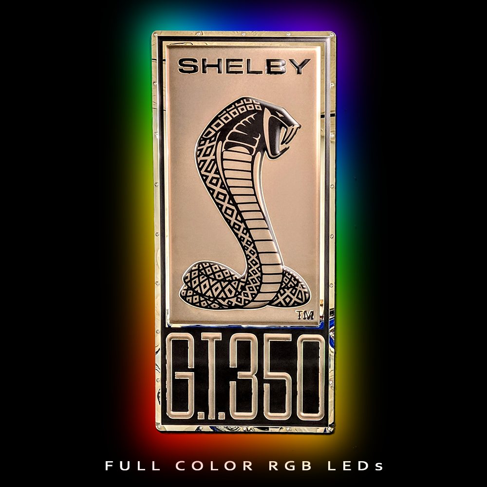 Shelby GT 350 Badge Metal Sign