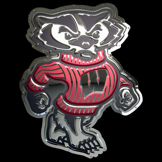 Wisconsin - Bucky Badger Metal Sign