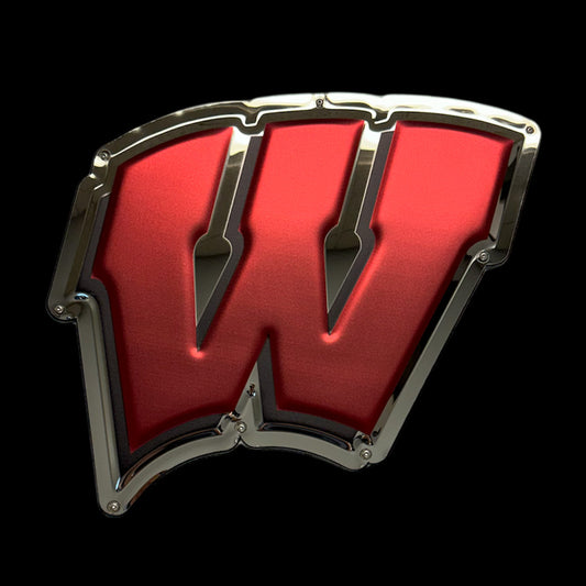 Wisconsin - Motion W Metal Sign