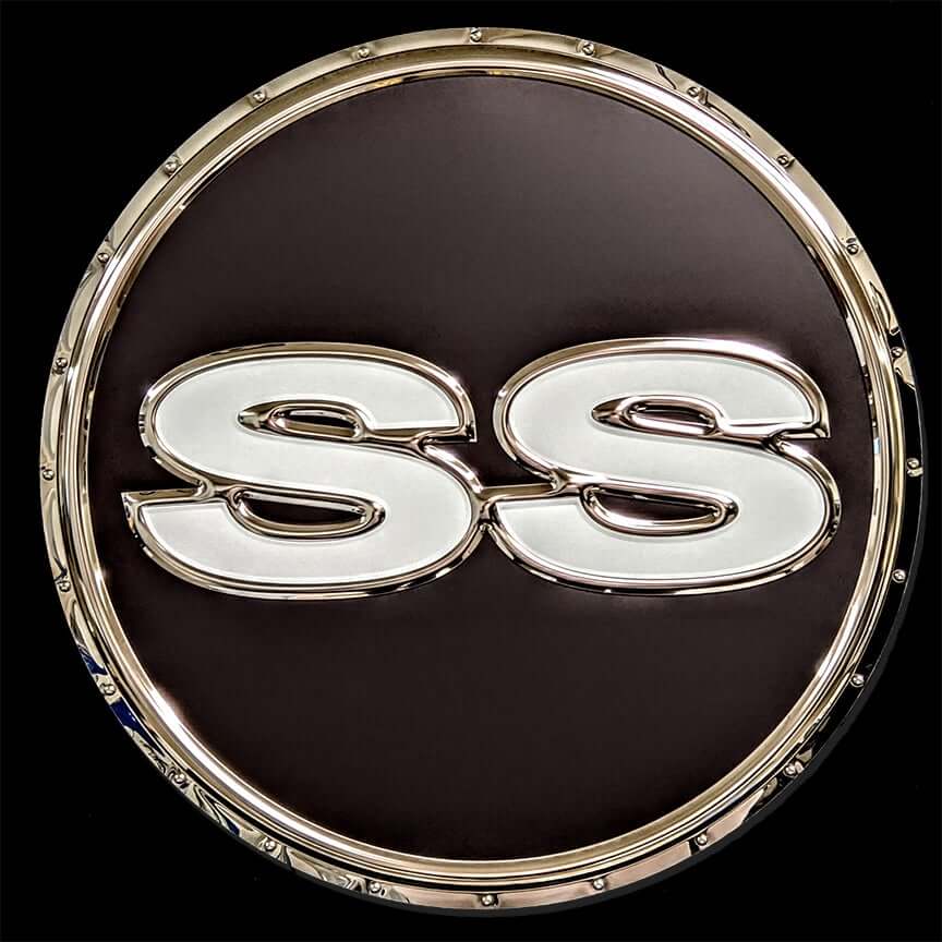 Camaro Super Sport 68 Badge Metal Sign – Chrome Domz