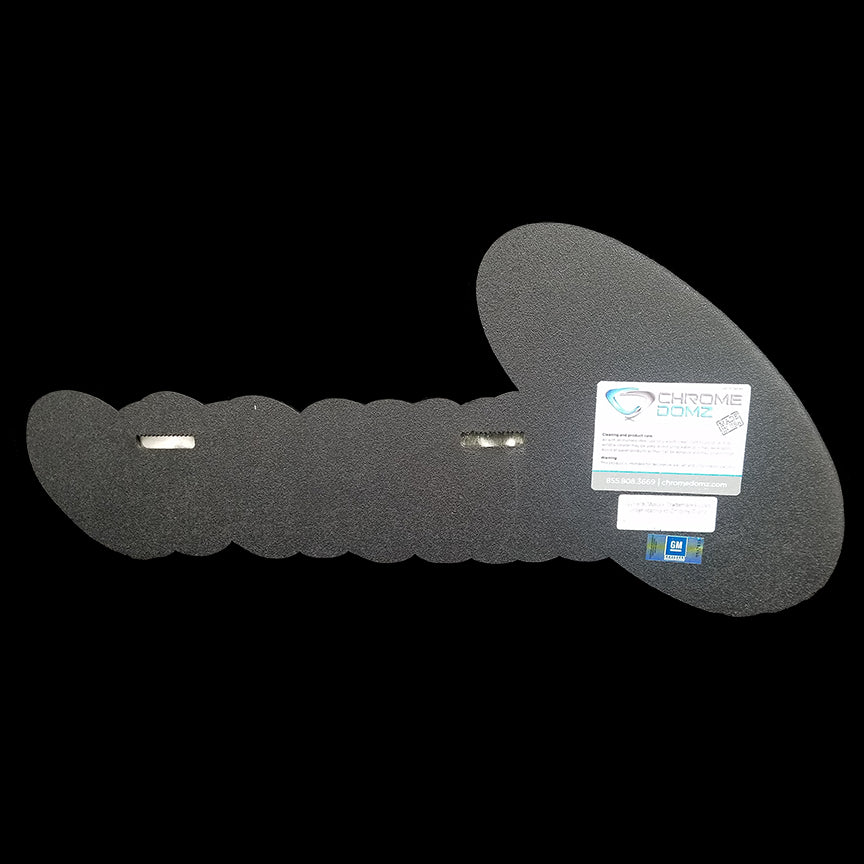 embossed mirror polished stainless steel sign garage décor Chevrolet Camaro script Back