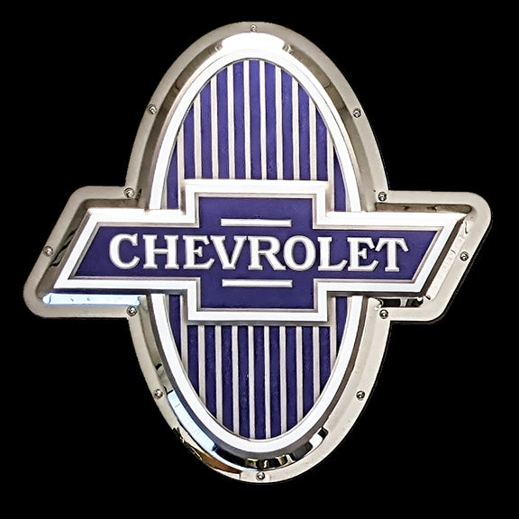Chrome chevy on sale bowtie emblem