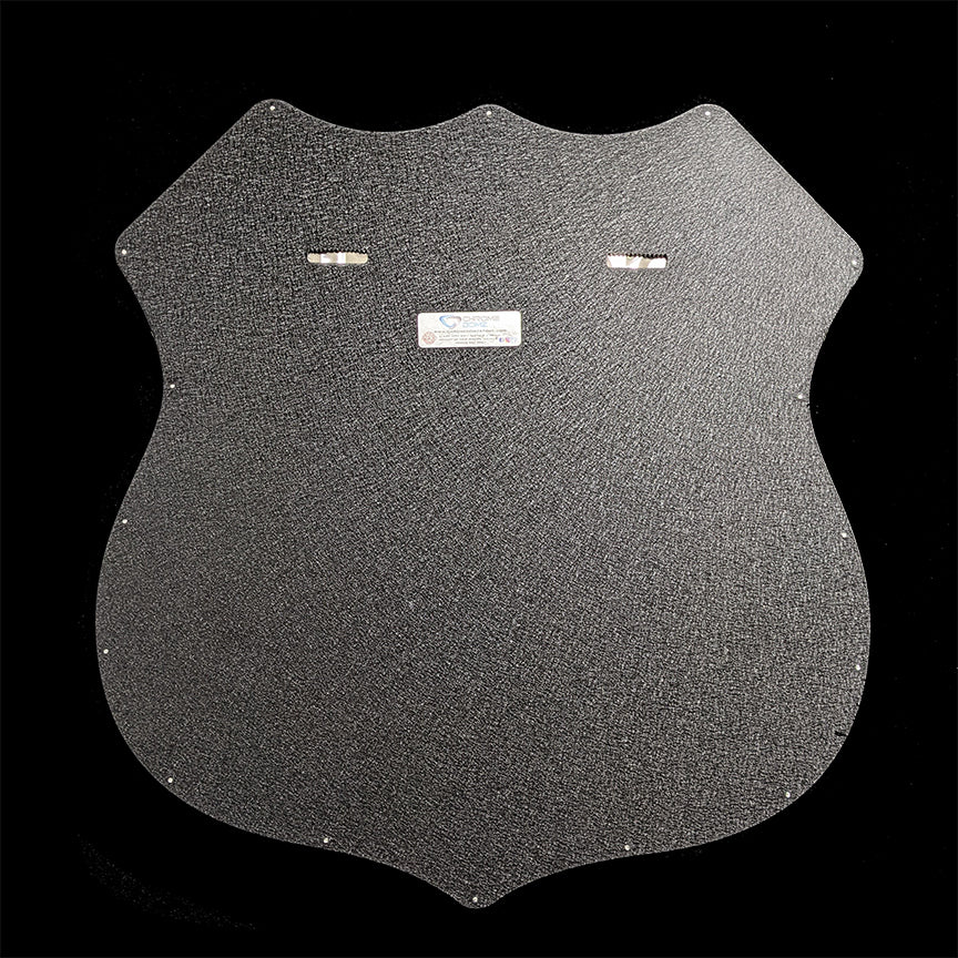 embossed mirror polished stainless steel sign garage décor Route 66 back