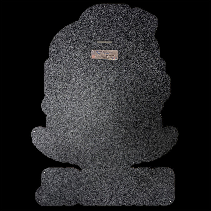 embossed mirror polished stainless steel sign garage décor VP Racing Fuel Classic Oil back