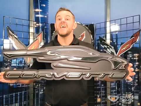 Corvette C8 Gesture Metal Sign