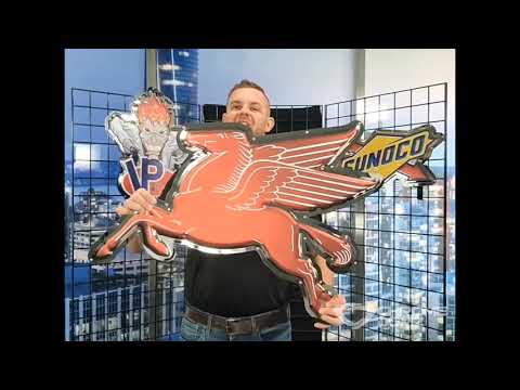 Mobil Pegasus Metal Sign