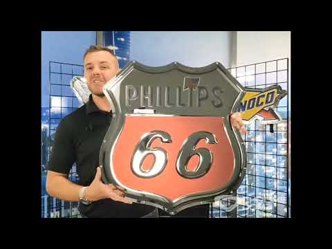 Phillips 66 Metal Sign