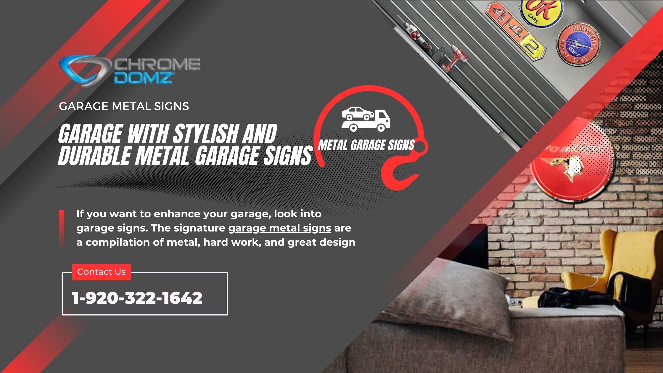 Enhance Your Garage with Stylish and Durable Metal Garage Signs