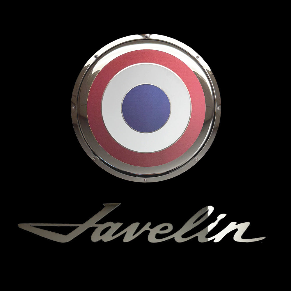 AMC Javelin Script Laser Cut Metal Sign