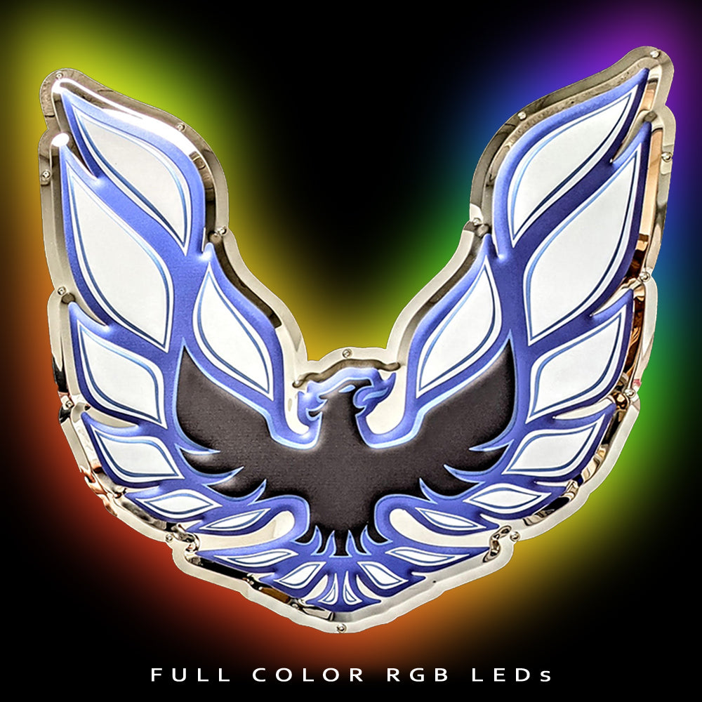 Pontiac Trans Am Firebird Metal Sign – Chrome Domz