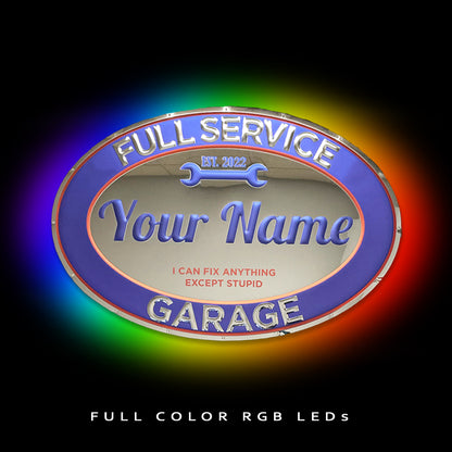 Custom Full Service Garage Sign
