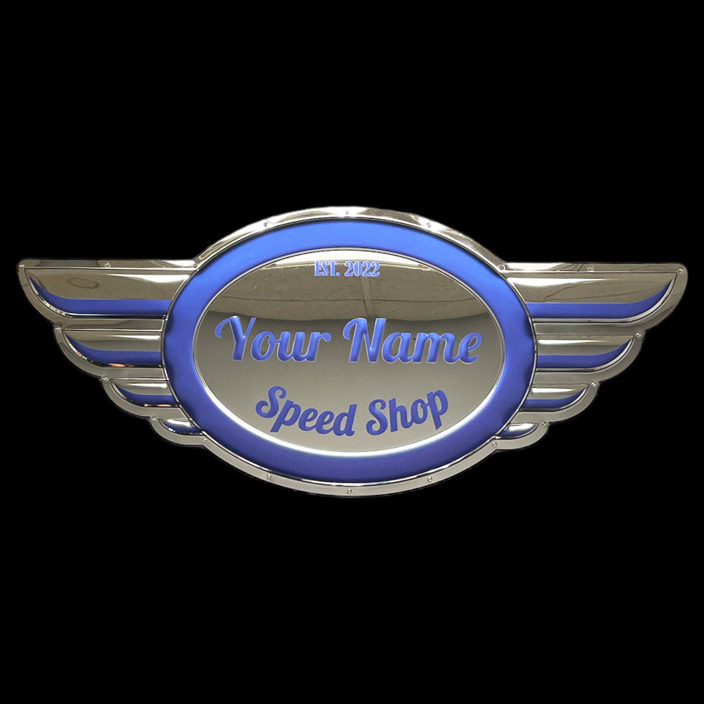 Shop Performance Sign Custom Speed Shop Sign – Chrome Domz
