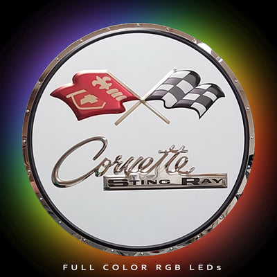 Corvette C2 Stingray Badge Metal Sign