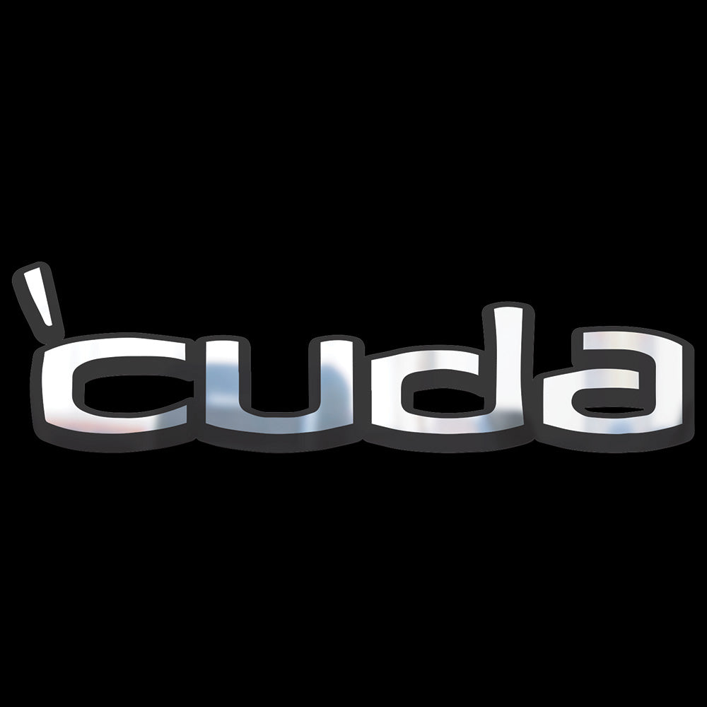 Plymouth 'Cuda Script Laser Cut Metal Sign