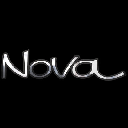 Nova Script Laser Cut Metal Sign – Chrome Domz