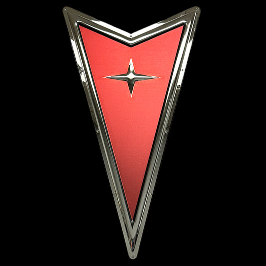 Pontiac Logo Metal Sign