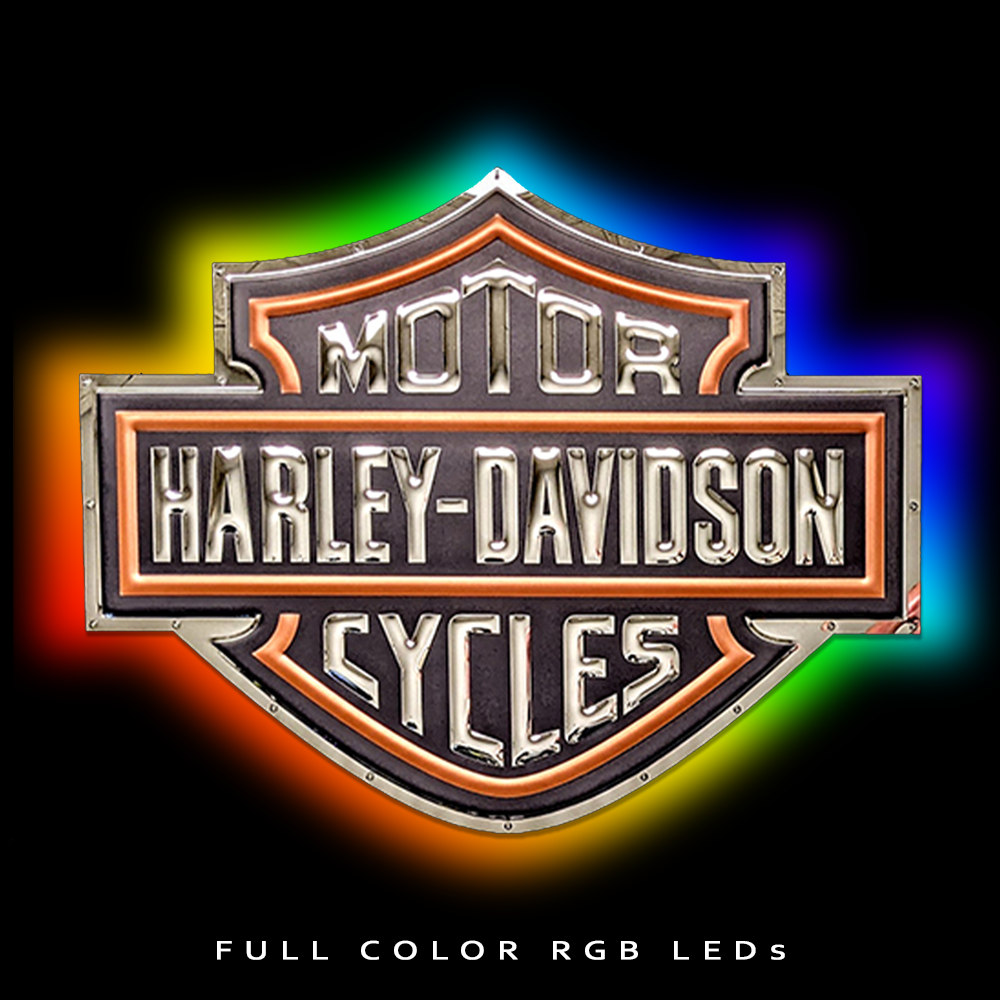 Harley Davidson Shield Metal Sign