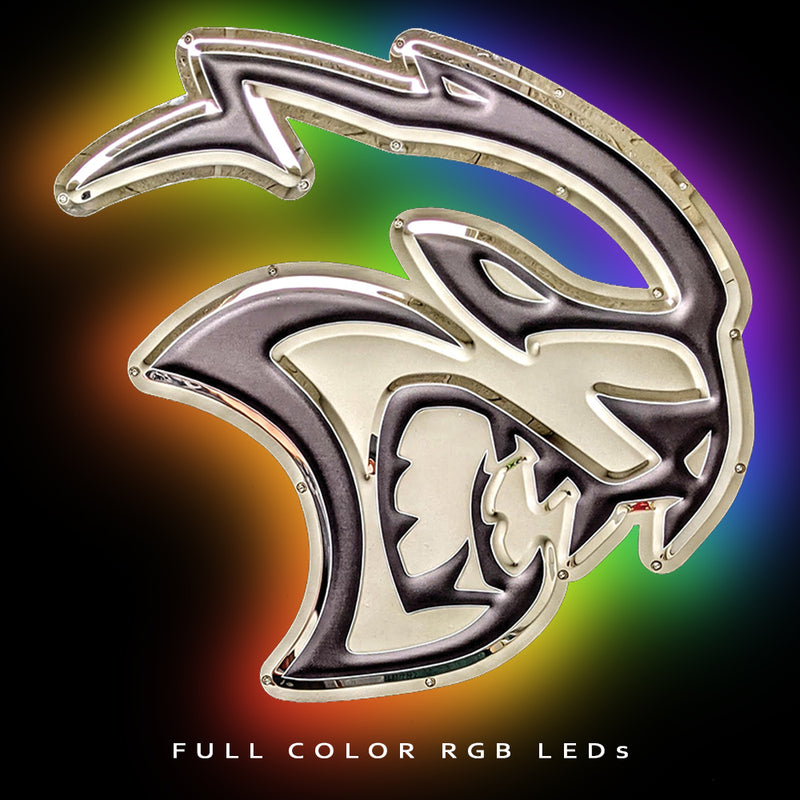 Dodge Hellcat Metal Sign