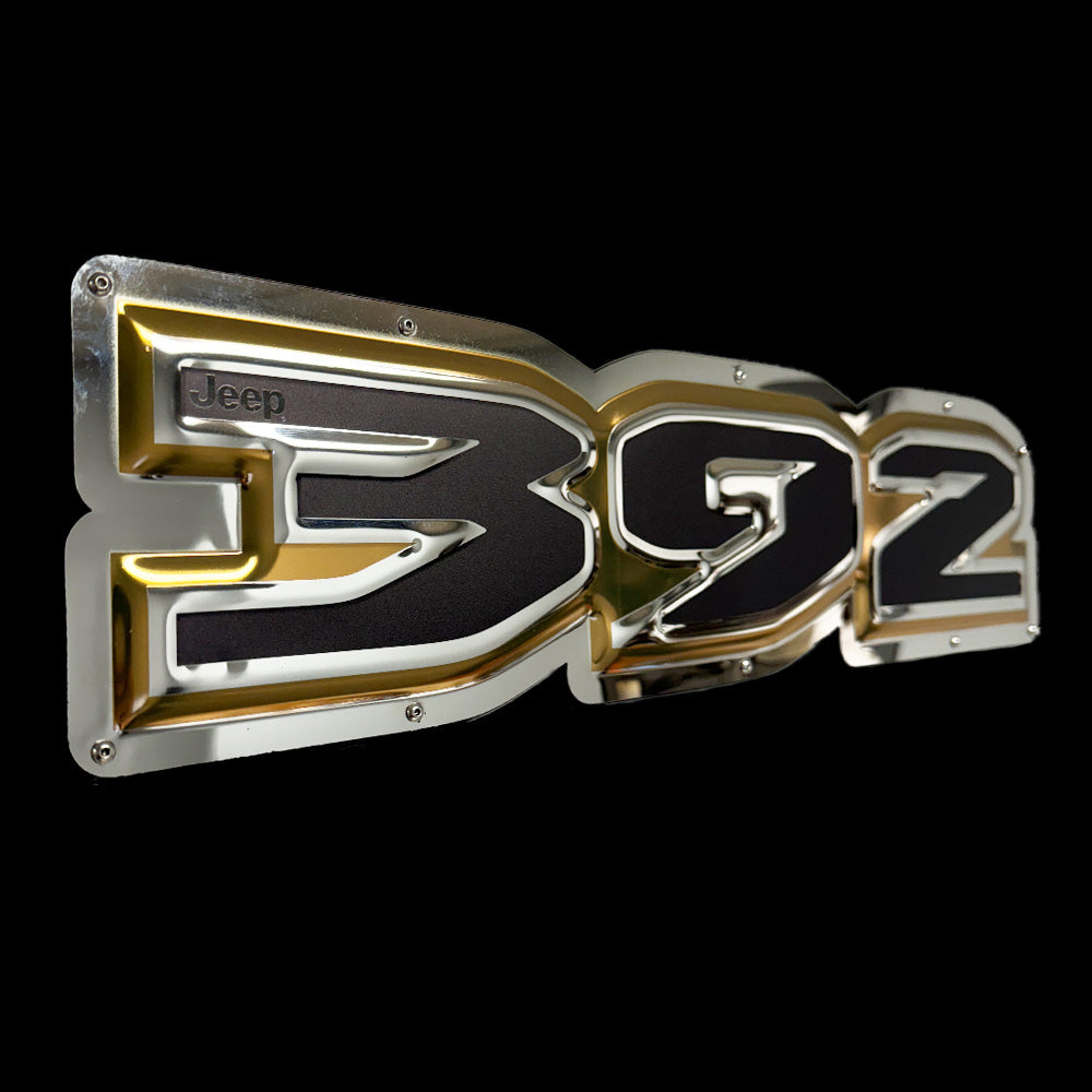 Jeep 392 Metal Sign – Chrome Domz