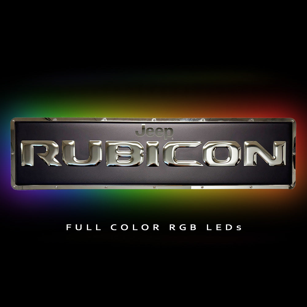 Jeep Rubicon Metal Sign