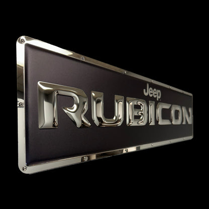 Jeep Rubicon Metal Sign