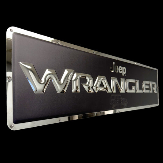 Jeep Wrangler Metal Sign