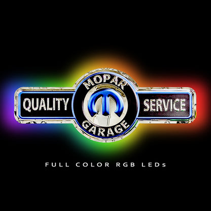 Mopar Quality Service Omega M Metal Sign