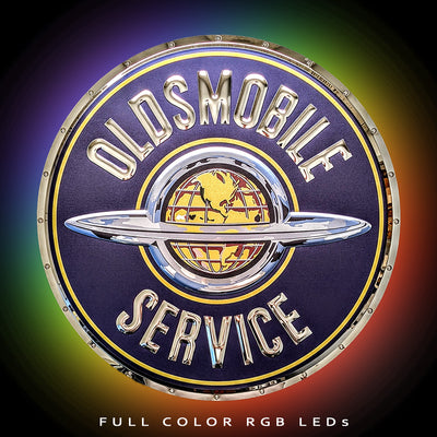 Oldsmobile Service Metal Sign