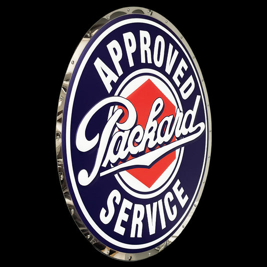 Packard Approved Service Metal Sign