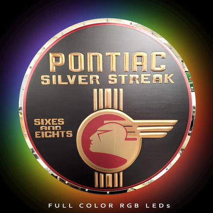 Pontiac Silver Streak Metal Sign