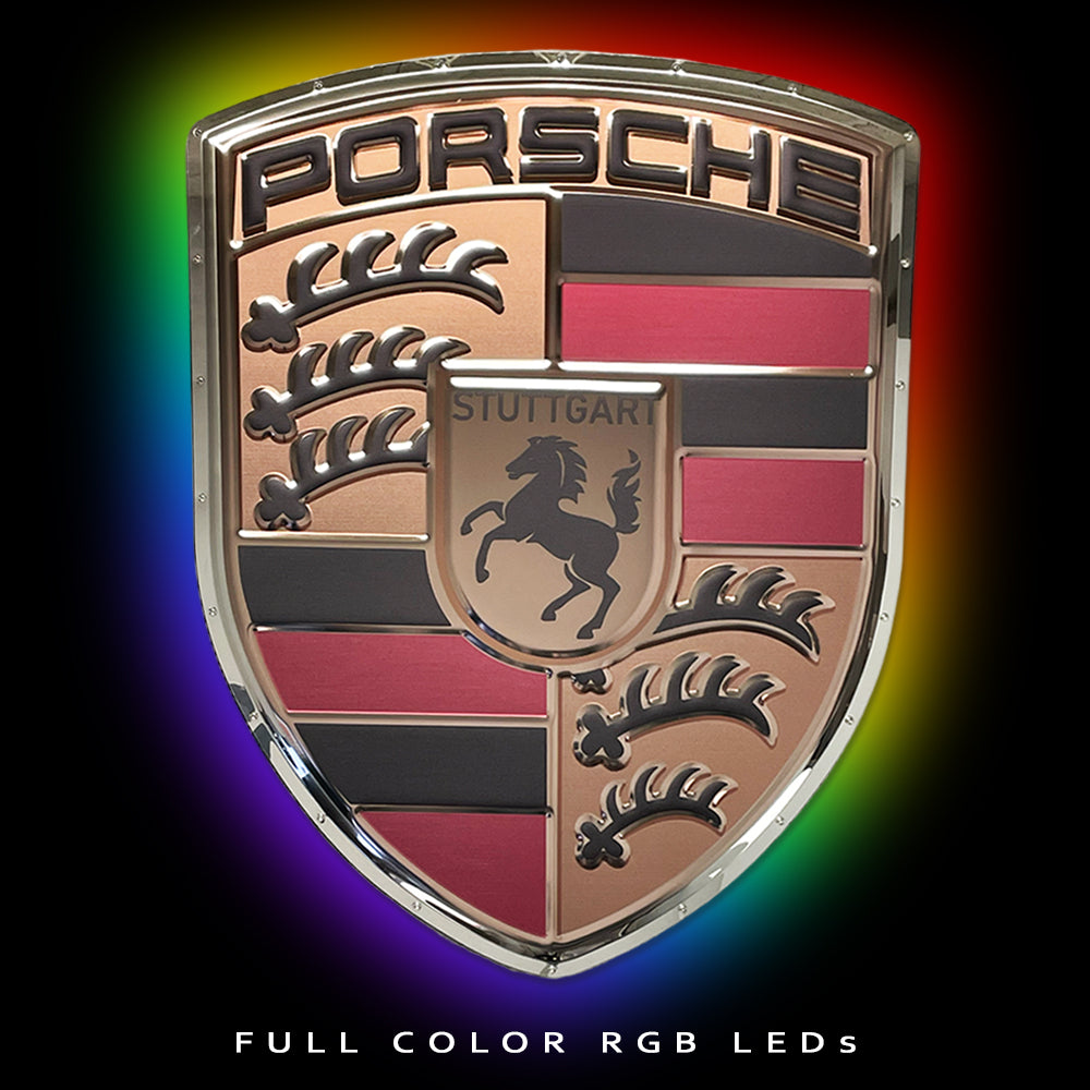 Porsche Crest 2023 Metal Sign