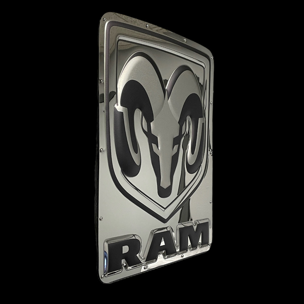 RAM Metal Sign – Chrome Domz