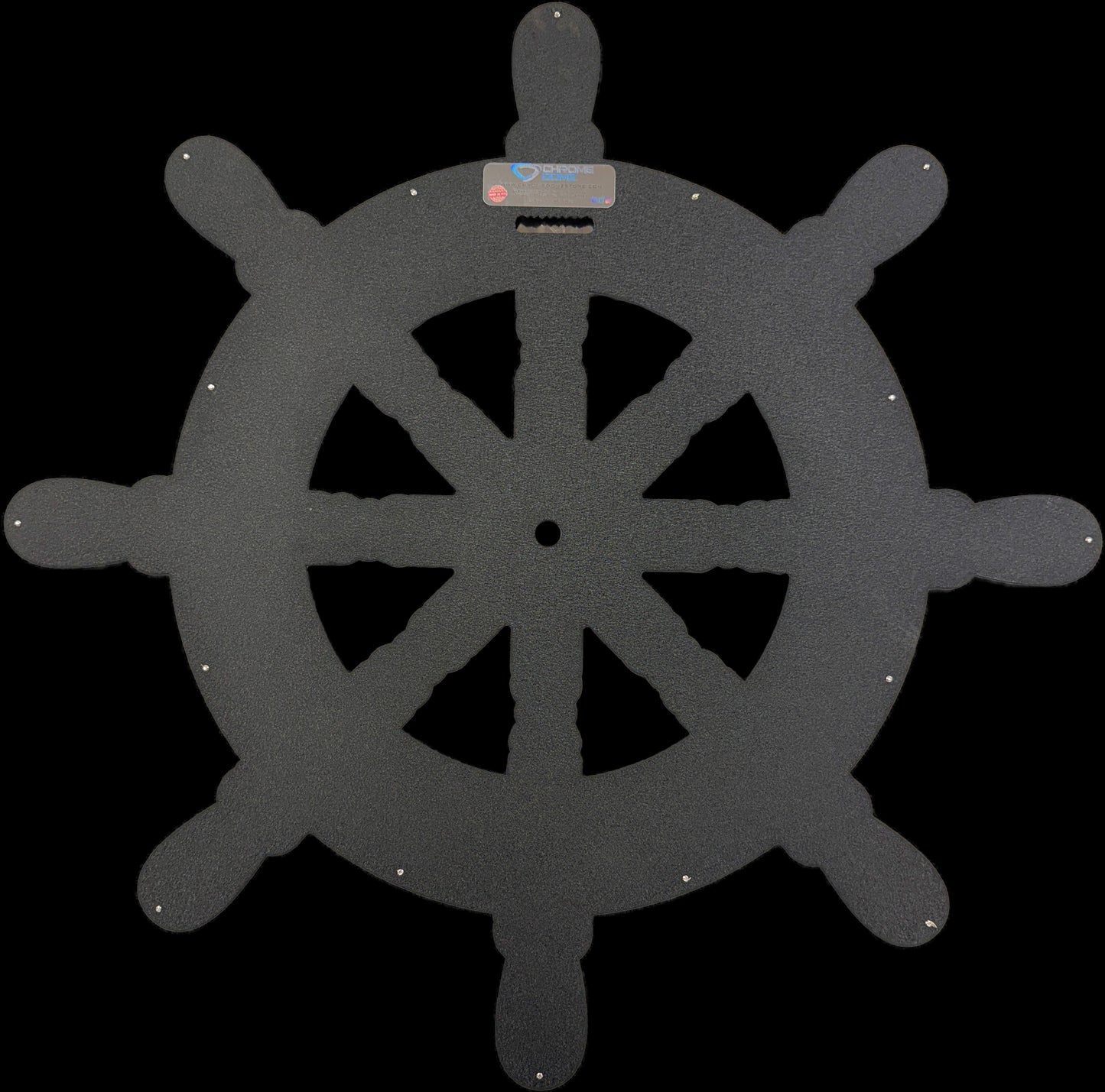 Ship Helm Metal Sign