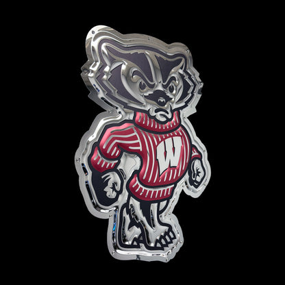 Wisconsin - Bucky Badger Metal Sign