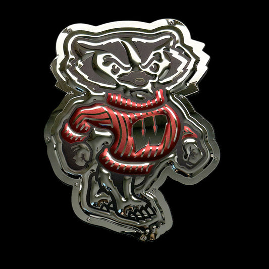 Wisconsin - Bucky Badger Metal Sign