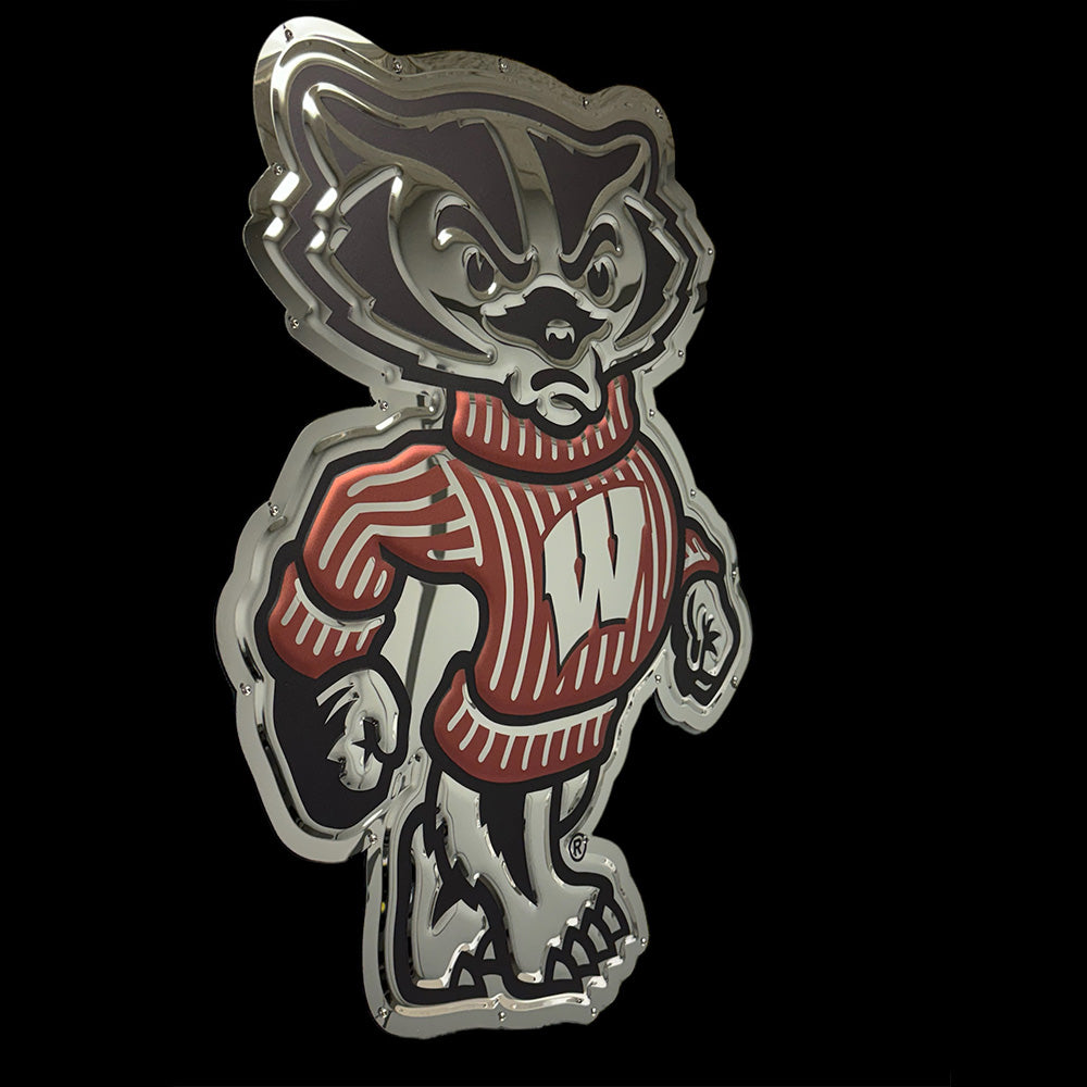 Wisconsin - Bucky Badger Metal Sign
