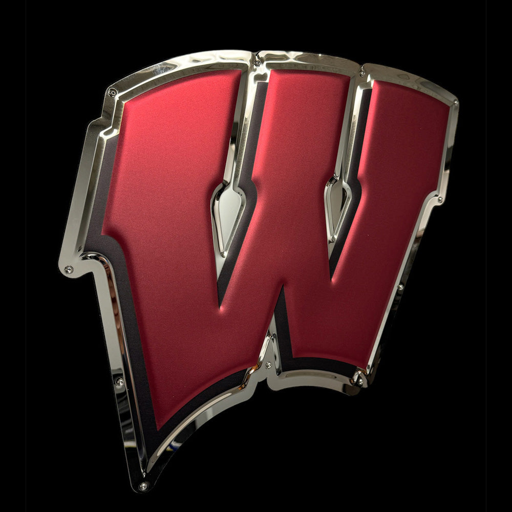 Wisconsin - Motion W Metal Sign