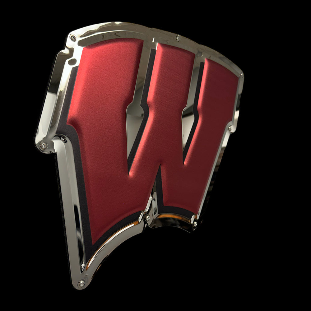 Wisconsin - Motion W Metal Sign