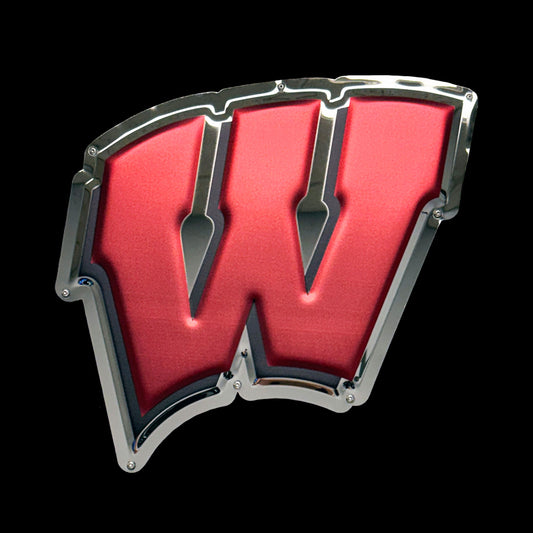 Wisconsin - Motion W Metal Sign